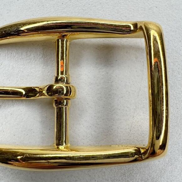 Vintage Gold Tone Simple Basic Belt Buckle for up to 1 Inch Belt - Picture 4 of 5